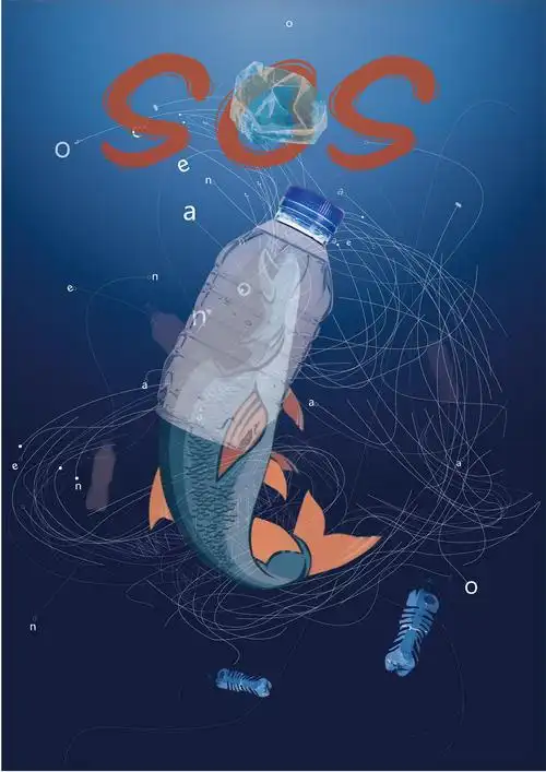 海洋环保|平面|海报|樱桃小兔子12138 - 原创作品 - 站酷 (zcool)