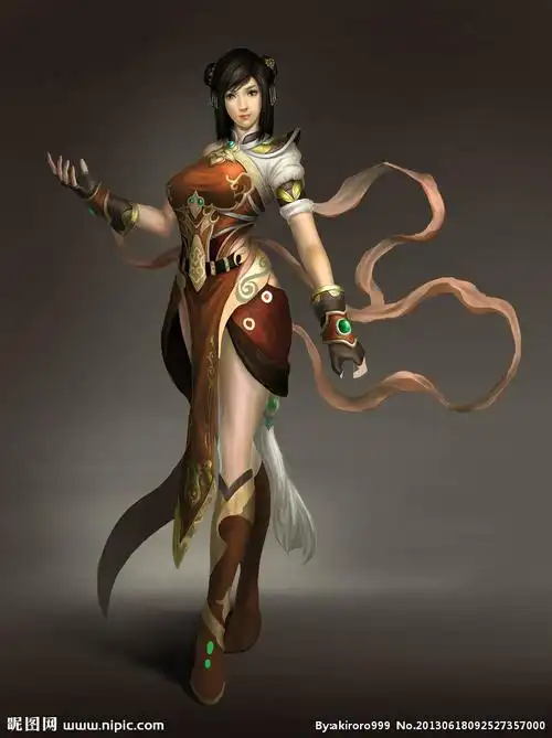 游戏人物素材设计图__动漫人物_动漫动画_设计图库_昵图网nipic.com