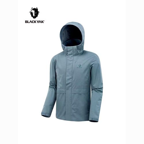 black yak/布来亚克男士秋冬新款户外gore三合一冲锋衣外套flm619