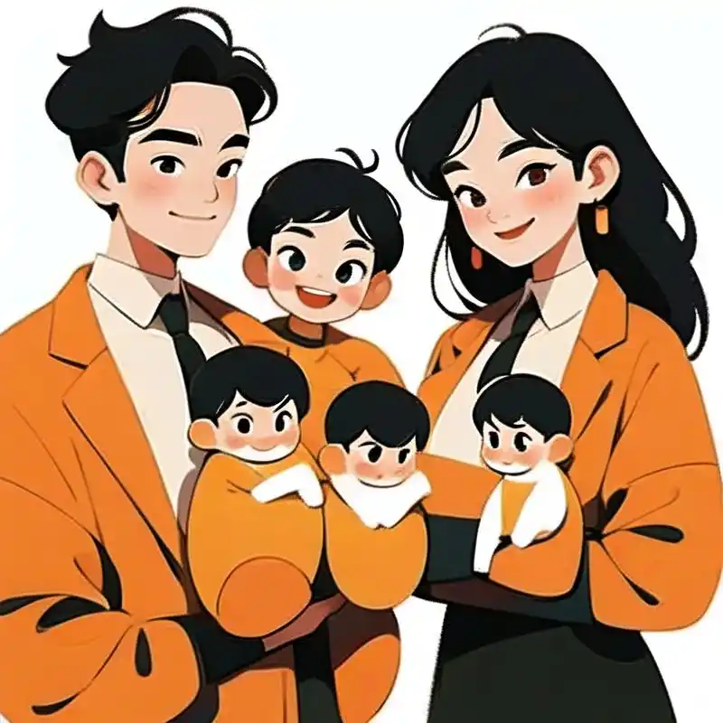 98699969976996儿女双全,幸福四口头像78