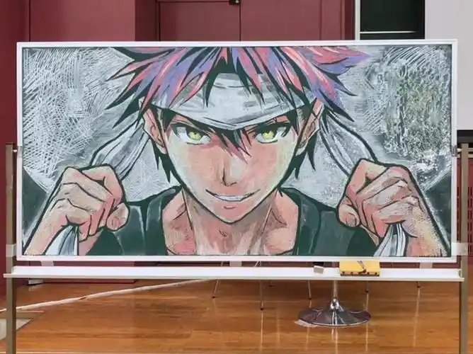 同年美术美术老师的神级粉笔画值得围观