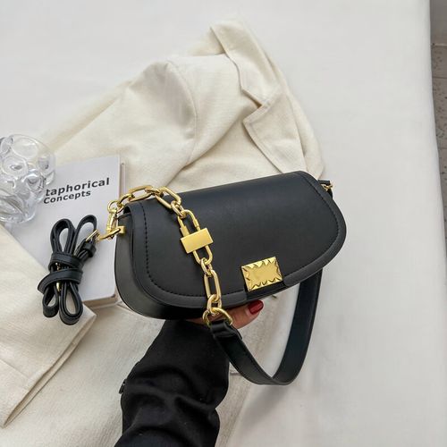 酷奇袋鼠 kq感小众百搭腋下单肩斜挎小方包包女春夏新款时尚小包 经典