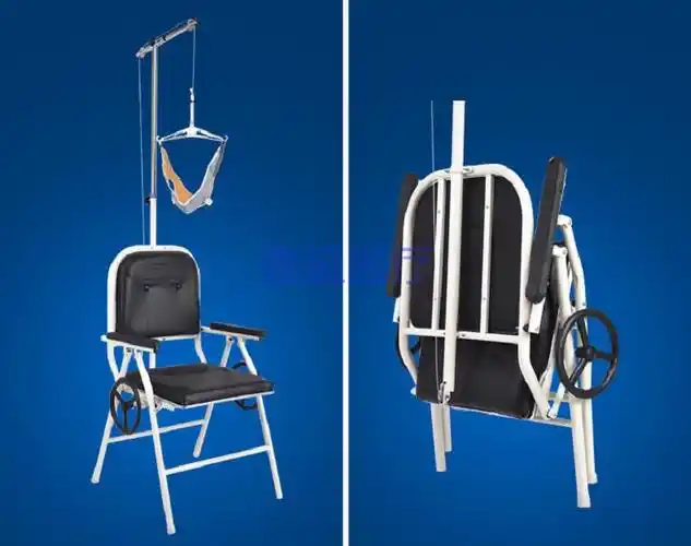 颈椎牵引椅牵引器家用医用治疗理疗仪吊脖子拉伸架经典折叠无背款