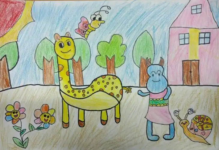 艺彩童心梦飞扬————于都县站前小学二(7)班绘画与手工社团活动