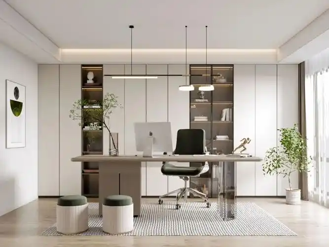 整体书柜「整体书柜效果图大全2020款」 - 业奇网