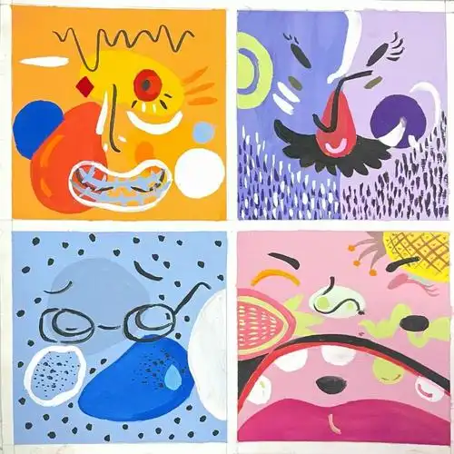 色彩构成喜怒哀乐