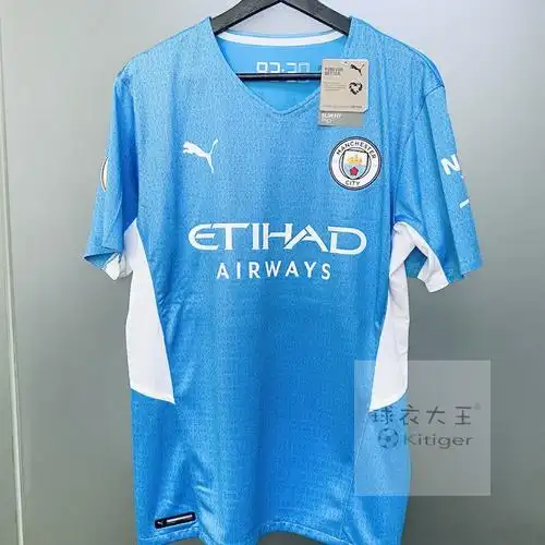 puma曼城2122赛季主场球员版正品球衣英超印号章759201