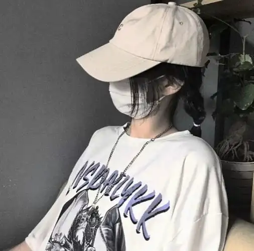 女生头像真人口罩女头挡脸