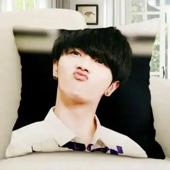 女朋友创意生日节日礼物 华晨宇抱枕 汽车沙发靠垫靠枕头 定制 嘟嘴