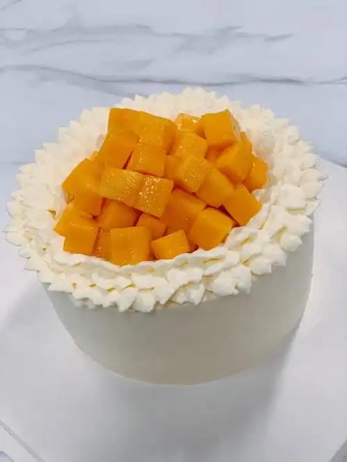 季节限定奶油芒果蛋糕仅限深圳市内配送