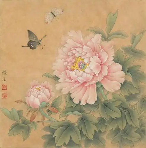 国画高清大图0018李怀臣工笔画牡丹高清图jpg醉春风4721x4788pxjpg300