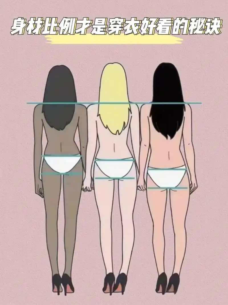 女性黄金身材比例对照表.身材比例才是穿衣好看的秘诀哦! 一张 - 抖音