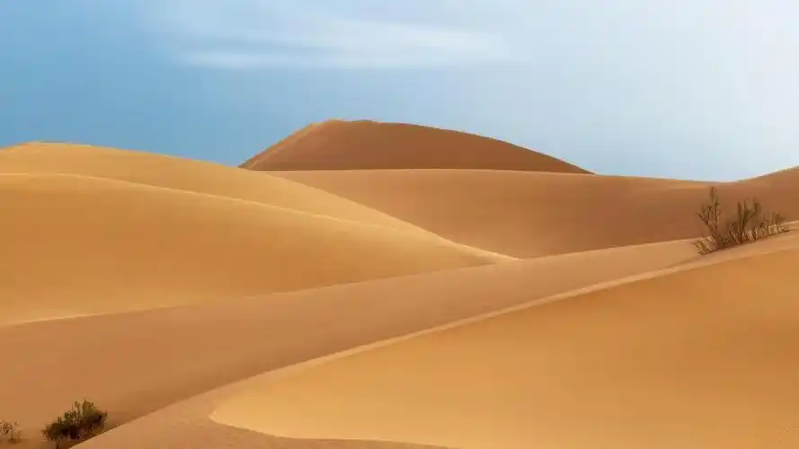广阔无垠的沙漠,高清壁纸,风景图片-回车桌面