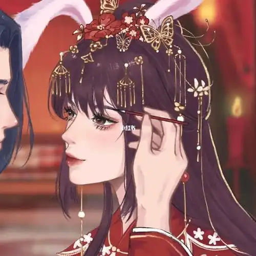 唐三和小舞情侣头像/斗罗大陆妆罢低头问夫婿,画眉深浅入时无画师:cyn