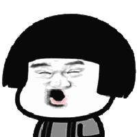 动漫搞笑吹头发吹刘海蘑菇头gif动图_动态图_表情包下载_soogif