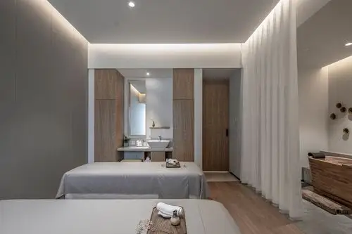 湛江美容院装修设计案例|新中式风格