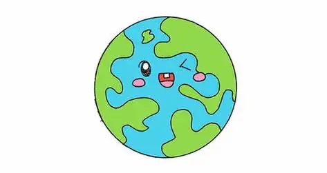 地球简笔画 地球简笔画儿童