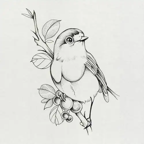 小清新纹身手稿