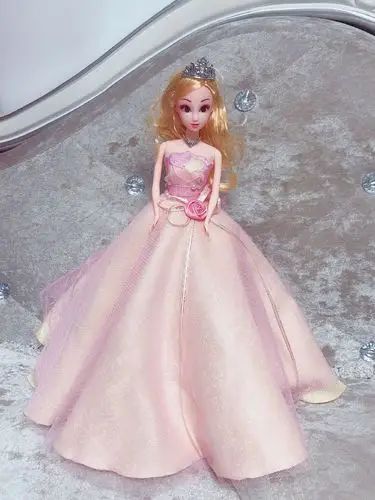 手工自制芭比公主裙大裙摆娃娃可爱风来袭简单易学