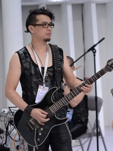 乐队里的吉他手