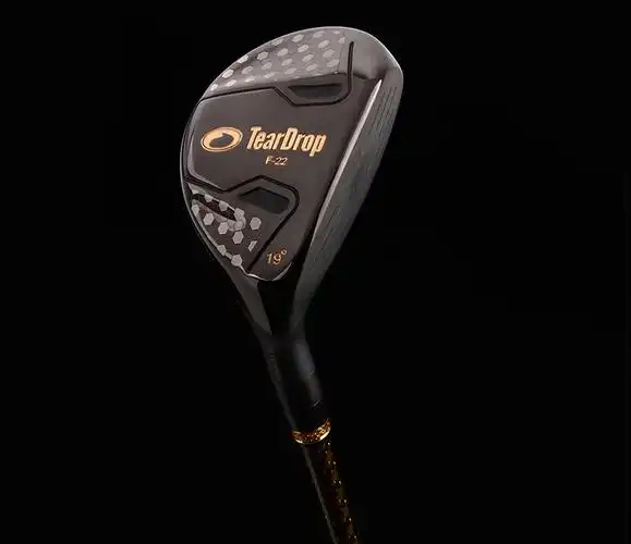 teardrop 高尔夫球杆f-22黑武士铁木杆黑色男士小鸡腿球杆