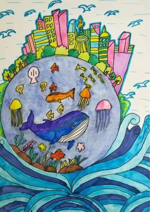 "保护海洋生态环境,特普爱海岸卫士在行动"主题绘画展览 - 特普爱集团