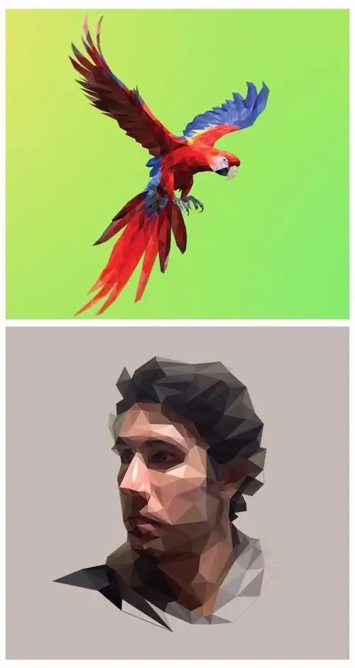 ps利用photoshop把图片转低多边形教程