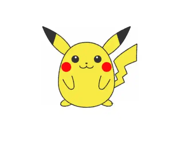 神奇宝贝超可爱"皮卡丘"的简笔画画法,只需3步骤!