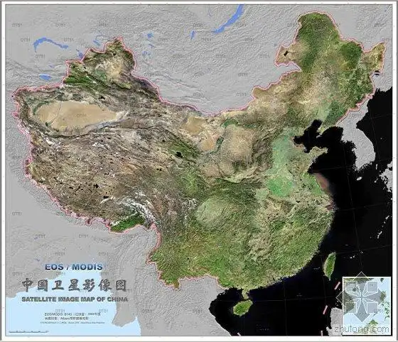 中国卫星影像地图