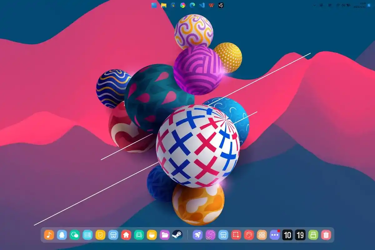 win11桌面,炫彩系列壁纸2 #wallpaper #壁纸 - 抖音