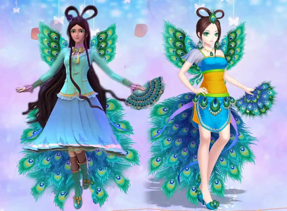 以游戏方式打开叶罗丽,孔雀的裙子有点土,占星祭师是时希的雏形