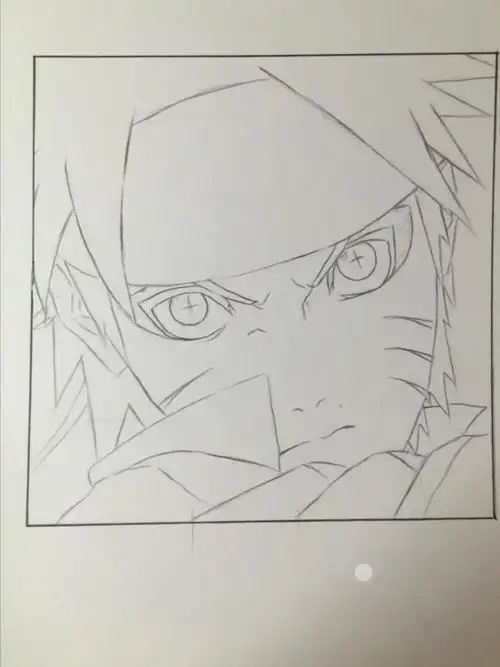 火影忍者漩涡鸣人 绘画教程