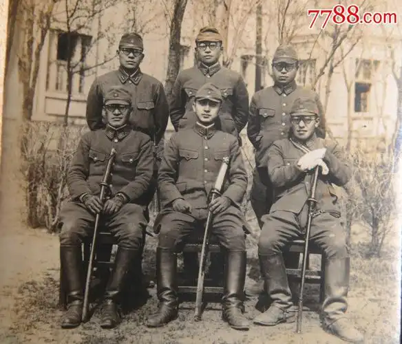 日军鬼子侵华历史照片保真唯一性