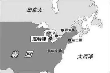 地理素材美国汽车城底特律如何走向破产的