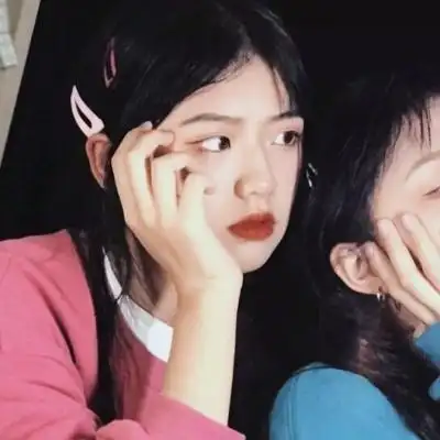 高清闺蜜头像真人拽酷一对两张图片