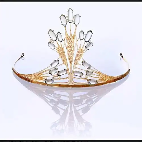 麦穗造型王冠,by frederick james partridge,1900年