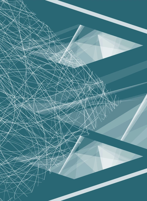 几何线条时尚元素商务封面背景