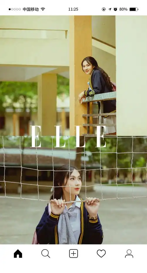 刘尧修图培训的写真摄影作品《校园清新风》