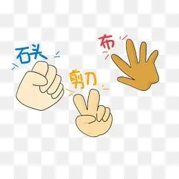 石头剪刀布的手势