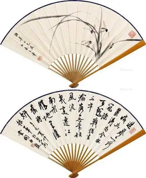 扇面国画76幅!喜欢画扇子的朋友可以看看