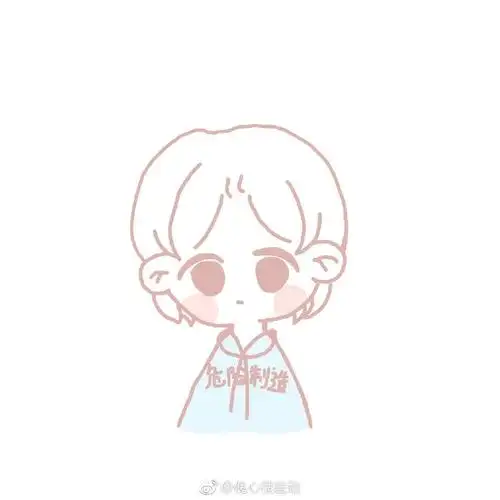 薛之谦q版简笔画头像分享