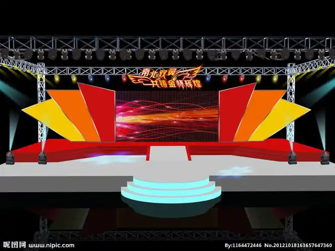 舞台背景设计图片