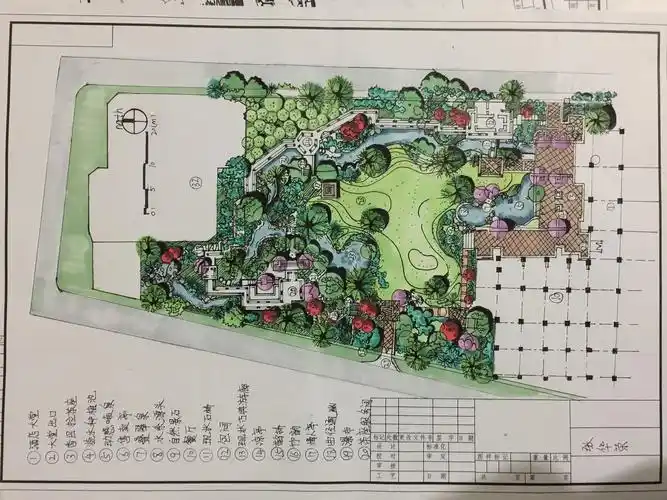 景观1902班 园林制图基础优秀作业