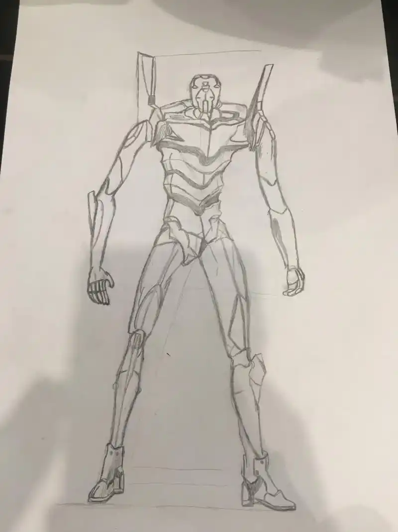 手绘/"螳螂"0号机 有手就行