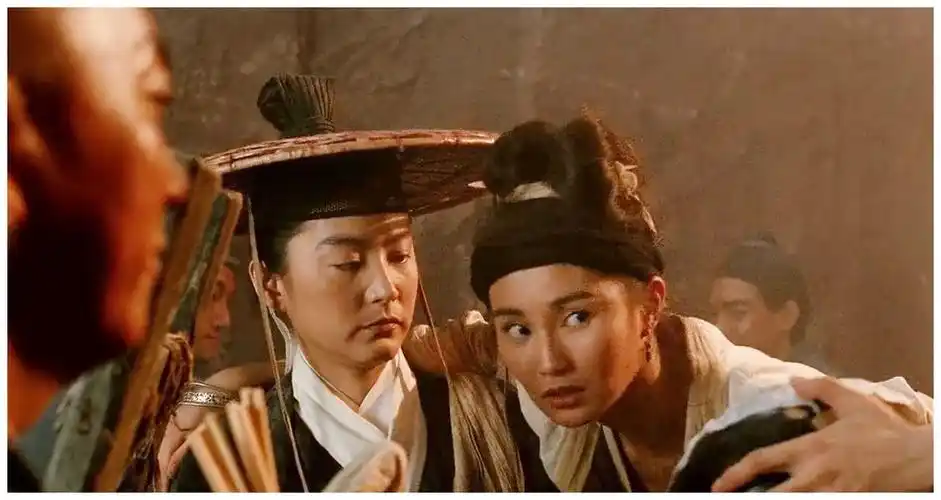 跟现在电影的拍摄环境不同,《新龙门客栈》所处的时代还是一个相对"