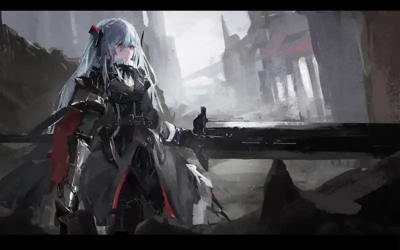 暗黑系科幻动漫美女高清桌面壁纸