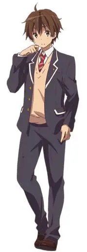 急求穿校服的动漫男生,要全身图.急!急!