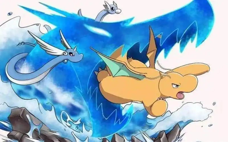 【板绘】神奇宝贝中的准神——快龙!