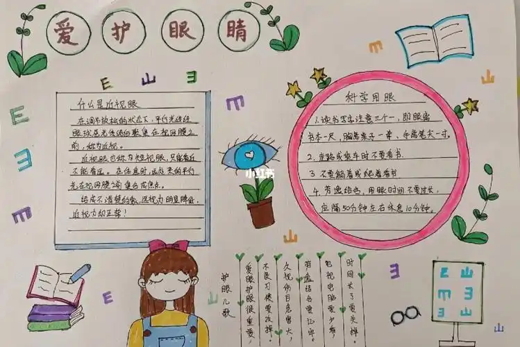 爱眼护眼手抄报