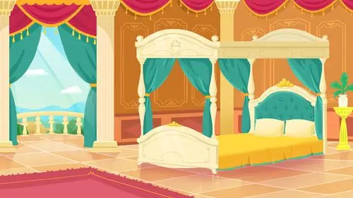 卡通宫殿室内